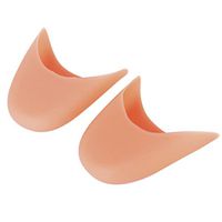 ROSENICE A Pair of Silicon Ballet Shoes Toe Caps/Toe Pads/Protector Gel (Nude)