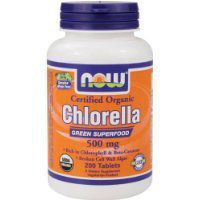 NOW Foods Organic Chlorella 500mg 200 Tablets