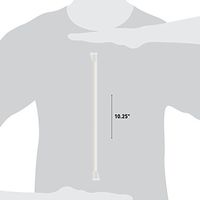 White Straws with Red Stripe - Extra Long 10” Plastic Straws - Individually Wrapped and Perfect for Parties, Smoothies, Soda and So Much More! Frozen Dessert Supplies - Fast Shipping! 25 Count