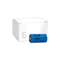 (6-Pack) Exell L28PX 6V Lithium Batteries L544, L544BP, V28PXL, K28L, 2CR11108, PX28L, 2CR1/3N, CR28L, 1406LC
