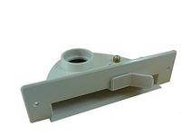 Central Vacuum VacPan - Automatic Dustpan for Built in Central Vacuum Systems - Under Counter or In-Wall Dust Pan for Central Vacuums - ALMOND/IVORY