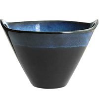 Bowl Creative Insert Chopsticks Ear Ceramic Bowl Bucket Bowl Home Personality Retro Japanese Soup Bowl Noodle Bowl Ajisen Ramen Bowl Hotel Tableware Home Noodles Boiled Fish Soup Bowl