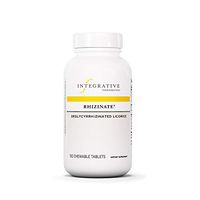 Integrative Therapeutics - Rhizinate - Deglycyrrhizinated Licorice (DGL) - Original Licorice Flavor - 100 Chewable Tablets
