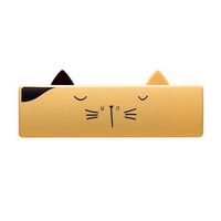 Diamondo Folding Portable Clothes Fluff Remover Lint Hair Dust Cleaning Tool (Yellow