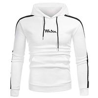 NEARTIME Men Hooded Sweatshirt, Men's Autumn/Winter Long Sleeve Patchwork Coat Casual Outwear Sports Tops