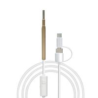 Zhengpin 3 in 1 USB Ear Endoscope Waterproof Hd 3.9mm USB Endoscope 6 LED Lights Earwax Remover for OTG Android Windows