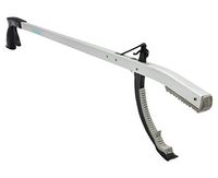 Vive Claw Reacher Grabber - 32" Extra Long - Extension Living Aid - Heavy Duty Sock Assist Tool, Fishing, Trash Garbage Picker, Garden Nabber- Compact Aluminum Elderly Pick Up Arm - Padded Grip