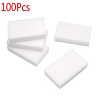 100PCS Cleaning Magic Sponge Eraser Melamine Cleaner Multi-functional Foam White