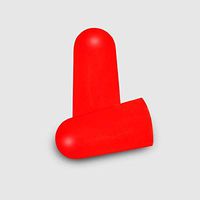 Conor Soft Foam Earplugs, Comfortable Ear Plugs for Sleeping, Snoring, Work, Travel and Loud Events (1 Pair) (Red)