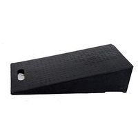 Rubber Curb Ramp, Hand-held Vehicle Uphill Triangular Pad, Multi-Purpose Trolley Service Ramp 16cm High Black Durable Ramp Pad (Size: 60 30 16cm)