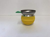 Hookah Bowl Shisha Yellow Apple Shape Metal Silicon Bowl