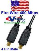 IEEE-1394 FireWire iLink DV Cable 4P-4P, IEEE 1394 Firewire in DV - iLInk Cable,4 P to 4 P, 13 Ft
