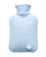 [D] Hot Water Bottle with Cover Winter Hand Warmer, 900ML