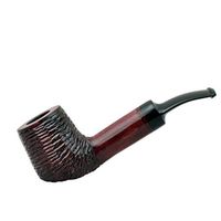Amigo no. 51 Bent Billiard Standing pearwood Tobacco Smoking Pipe by Mr. Brog (Poland) (Red (Rustic))