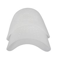 Bezioner 2cps(1 Pair) Soft Silicone Gel Pointe Ballet Dance Shoe Toe Pads Toe Protector White