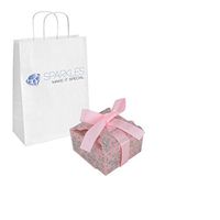 Sparkles Make It Special 10-pcs Small Ribbon Favor Candy Boxes Wedding Gift Candy Boxes Pink