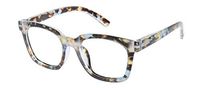 Peepers Women's reading glasses Focus Eyewear - Blue light filtering glasses ,To The Max - Blue Quartz , 1.5