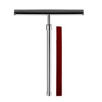 Stainless Steel Floor Squeegee Wiper, Extendable Window Squeegee Cleaner Blade Cleaning Brush for Garage Tile Shower Hair Floor Wiper