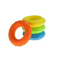 Brave Tour 4 Pack Hand Grip Strengthener Rings Silicone Grip Ring Hand Exerciser for Stress Relief Finger Training Tool(H2)