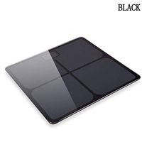 NILINLEI High Accuracy Skidproof Digital Body Weight Bathroom Scale-Toughened Glass, Electronic Scale with Step-On Technology, 180kg Capacity, LCD Backlight Display, Automatic Shutdown,Suitable for Fa