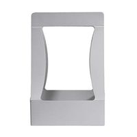 Meidexian888 5PC Waterproof Paper Handmade Flower Basket Insert Bouquet Gift Box (Light gray)