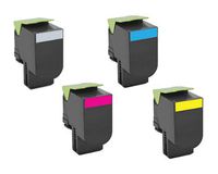 Lexmark CS410DN Toner Cartridge Set (OEM) Black. Cyan. Magenta. Yellow by Lexmark