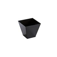 Mini Ware 2 oz Plastic Square Bowl Black/Case of 288