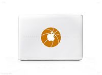 Basketball Sports (Orange) Sticker Decal For MacBook Pro