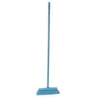 Home Basics Brights Collection Floor Cleaning Supplies (Blue, Push Broom)