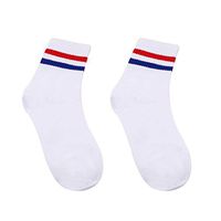 Meolin Ankle Socks Striped Invisible Ankle Boot Socks For women and men,Cotton,7.873.15in