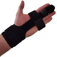 Trigger Finger Splint Finger Brace – Comfortable Finger Splints for Broken Fingers. Adjustable Aluminium Finger Straighter for Bent Mallet or Arthritic Finger Joints. Fits All Fingers (Small/Medium)