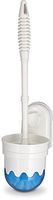 Decodyne Toilet Brush with Holder, Suction Cup Mounting, Bathroom Space Saver