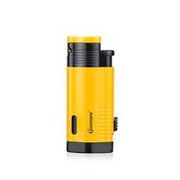 Cigar Torch Lighter with Punch 3 Jet Strong Flame Butane Refillbale Lighters Windproof High Quality