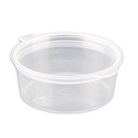 CONIE Hard Plastic Jello Shot Cups with Lids 1.5oz, 50 packs, Leak-Proof Storage Container for Sauce Salad Medicine