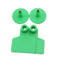 VistorHies - 100 Pcs Cattle Ear Tag Without Word Cattle Ear Card 41x50mm Pig Ear Number Plate Sign Importation Of Amphorated Ear Tagd