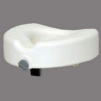 2 in 1 Locking 5" Raised or Elevated Toilet Seat Riser
