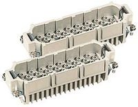 HARTING 09 21 064 3001 RECTANGULAR HAN INSERT, PLUG 64WAY CRIMP