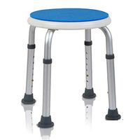 G-LYDYSYLX Rounded Bath/Shower Stool Old Man Bathroom Shower Chair Aluminum Alloy Height Adjustable