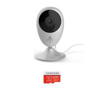 EZVIZ Mini O CV-206 720p Indoor Day & Night Cloud Camera, - With 32GB Micro SDHC Card