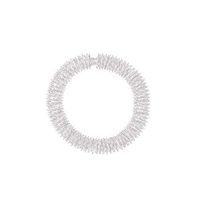 Artibetter Acupressure Bracelet Acupressure Rings Finger Massage Ring for Kids Teens Adults Sport (Silver)