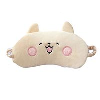 ACTLATI Cute Women Girls Sleeping Eye Mask Elastic Cartoon Animal Sleep Aid Blindfold Cover