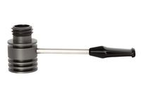 Radiator Pipes Stubby Straight Tobacco Pipe Frame - Gunmetal