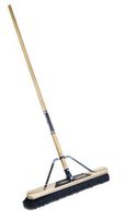 Push Broom, 60" Handle L, 24" Broom W