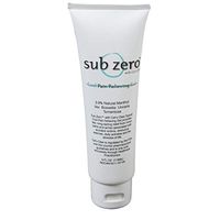 Sub Zero Cooling Pain Relief Gel with Cats Claw - for Back Pain Relief, Arthritis Pain Relief - Muscle Pain Relief Cream, 4-Ounce Tube