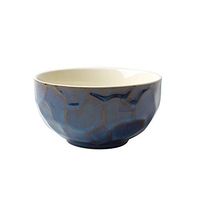 Bowl Creative Ceramic Bowl Tableware Fruit Salad Home Rice Dessert Soup Bowl 5 inches Household tableware, retro bowl (Color : Green)