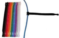 Rip-Tie Lite 1/2 x 8" Light-duty Strap (Pack of 10) (Rainbow)