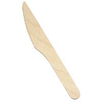 Disposable Wooden Knife Eco Friendly 6" Case of 2000