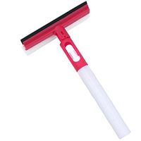 Plastic glass wiper double-sided cleaning multi-purpose water jet squeegees (Color : Pink)