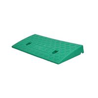 Plastic Slope Mat, Bicycle Mat, Hospital Wheelchair Door Skew Line Ramp Car Caravan Scooter Skateboard Motorcycle Street Solution Size: 49 27 7cm (Color : Green, Size : 49225CM)