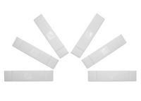 GGG0018 Video Game Cartridge Dust Cover 6 Pack: for Super Nintendo Games (SNES Protector Sleeve Cover or Case)